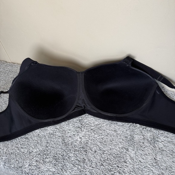 Set of 2 Vanity Fair Wireless Wire-free Bras Beige and Black Size 40G - Picture 7 of 10